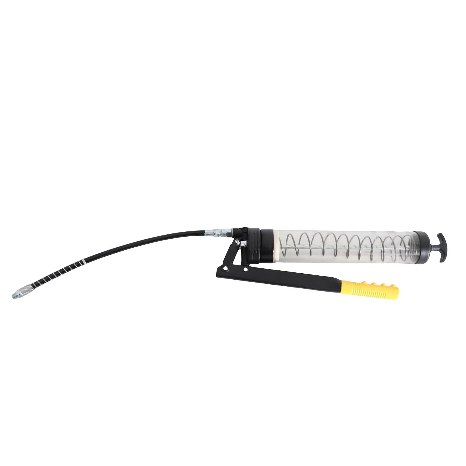 Generic Przemysłowy Smarownica 6000PSI z pogrubioną sprężyną, przezroczystą rurką do Konserwacji Samochodów i Opon, PVC + żelazo, długość 440 Mm, Lekkie i Ciężkie Maszyny