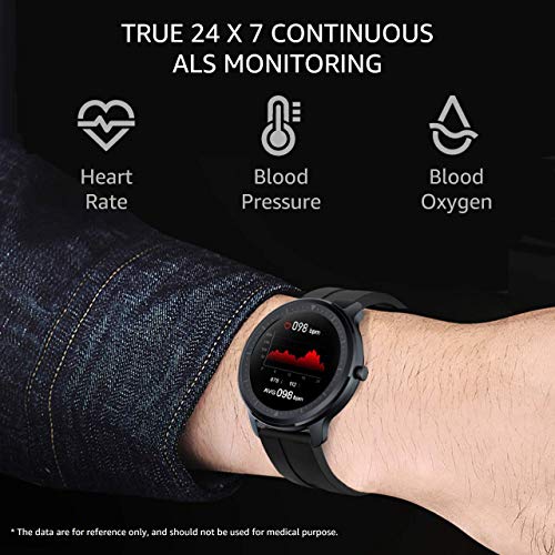 OUTAD Smart Watch with 24h Heart Rate Blood Oxygen Pressure Sleep Monitor For Android Phone iPhone, IP67 Waterproof Fitness Tracker Step Pedometer, Bluetooth Music Control Notification Reminder, Black - Thumbnail 4