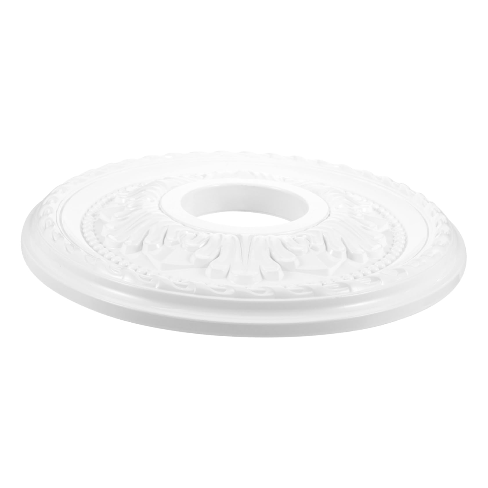Rosace de plafond traditionnelle Amosfun en PVC et PU pour décoration