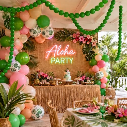 Image of Govpy Green Linking Balloons, 100PCS 6 Inch Kelly Green Quick Link Balloons