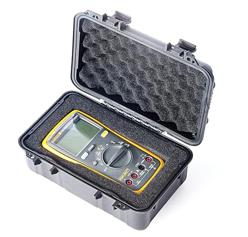Image of Hard Storage Multi-Purpose Tool Case | Compatible with Fluke 117 /115 /116 /114 /113 /177 /178 /179 /233 Digital Multimeters & Fluke 101 /106 /107 /F15B /F17B /F18B | Includes DIY Foam Insert