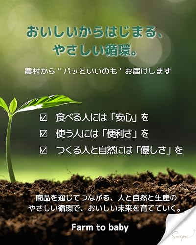 Farm to baby 【 砂糖不使用 特別栽培米】国産米粉の ホットケーキミックス 赤ちゃん 〜大人まで 離乳食 中期 9か月から 米粉 パンケーキ グルテンフリー100g×3個セット の商品画像 7