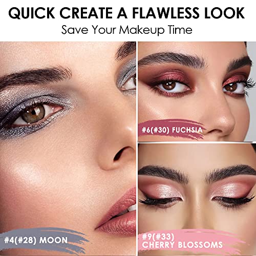 Focallure 3 Pcs Cream Eyeshadow Stick,Shimmer Eyeshadow Pencil Crayon,High Pigmented Crease-Proof Eye Shadow Brightener Stick Sets,Long Lasting Waterproof Eye Shadow Highlighter Stick Make Up,Cinnamon Night #TOP1