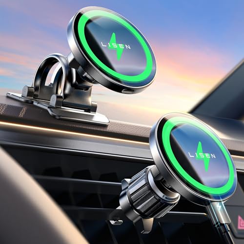 LISEN 15W MagSafe Car Mount...