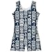 Aflyko Little Girl Gymnastics Leotard with Shorts Tiki Palm Tree Navy One-Piece Activewear Soft Stretchy Tank Tops Fun Fashion Dance Outfit 7-8T