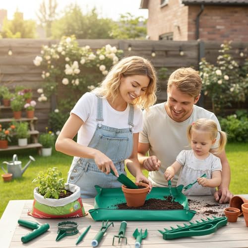 Manual Soil Punch - Garden Planting Tool, 12 Inch Hand Mat with Grip, Steel Seeder Pair with Ease, Outdoor Cultivation Accent, Farming Supplies for Seedling, Vegetable, Tomato, Pepper, Flower - Image 4