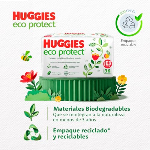 La Mejor Recopilación de Huggies biodegradable - los más vendidos. 6 La Mejor Recopilación de Huggies biodegradable - los más vendidos. 6