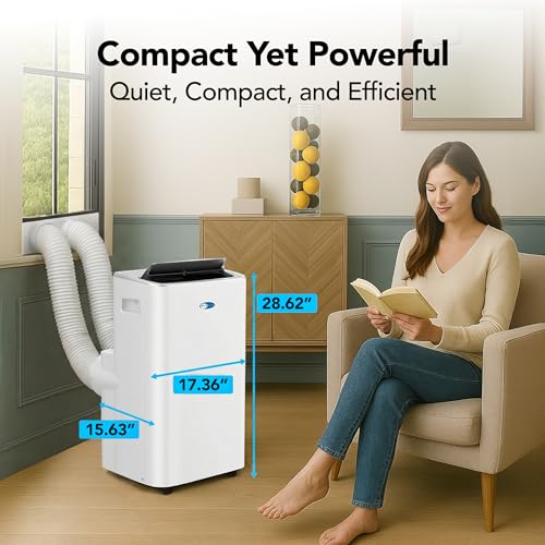Whynter Portable Air Conditioner 13000 BTU Dual Hose Smart Wi-Fi ARC-1280WX - image 4