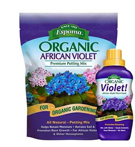Espoma fertilizante líquido para violetas y plantas de interior combo