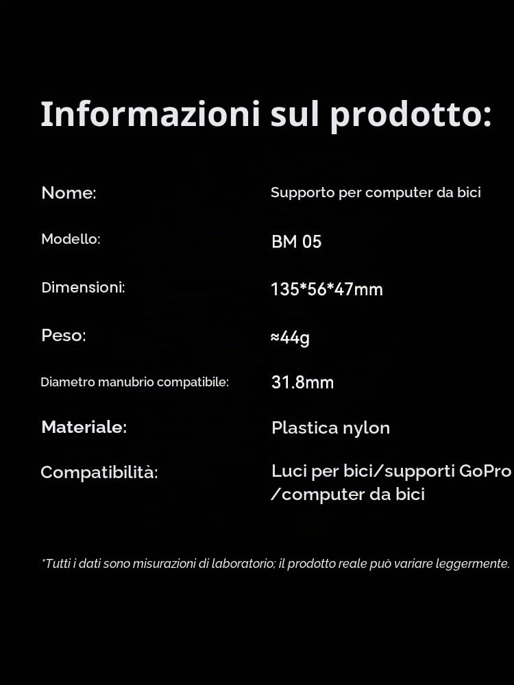 GEOID Supporto Computer da Bici Montatura Anteriore Compatibile Garmin Wahoo Bryton Magene Cycplus CooSpo XOSS GoPro