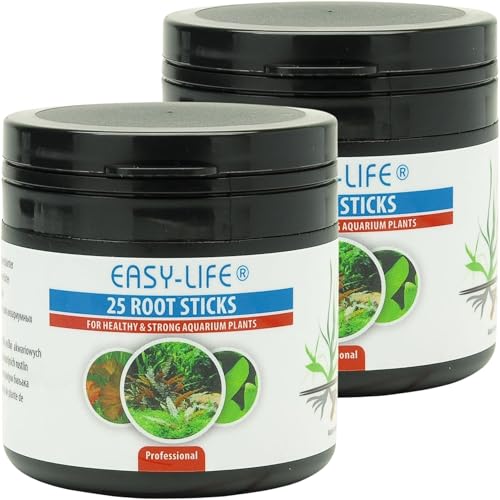 Easy Life Root Sticks 2er Pack – Düngersticks für Aquarium-Pflanzen, kräftige Wurzeln, gesundes Wachstum, einfache Anwendung, sicher für Fische, optimaler Nährstoffbedarf