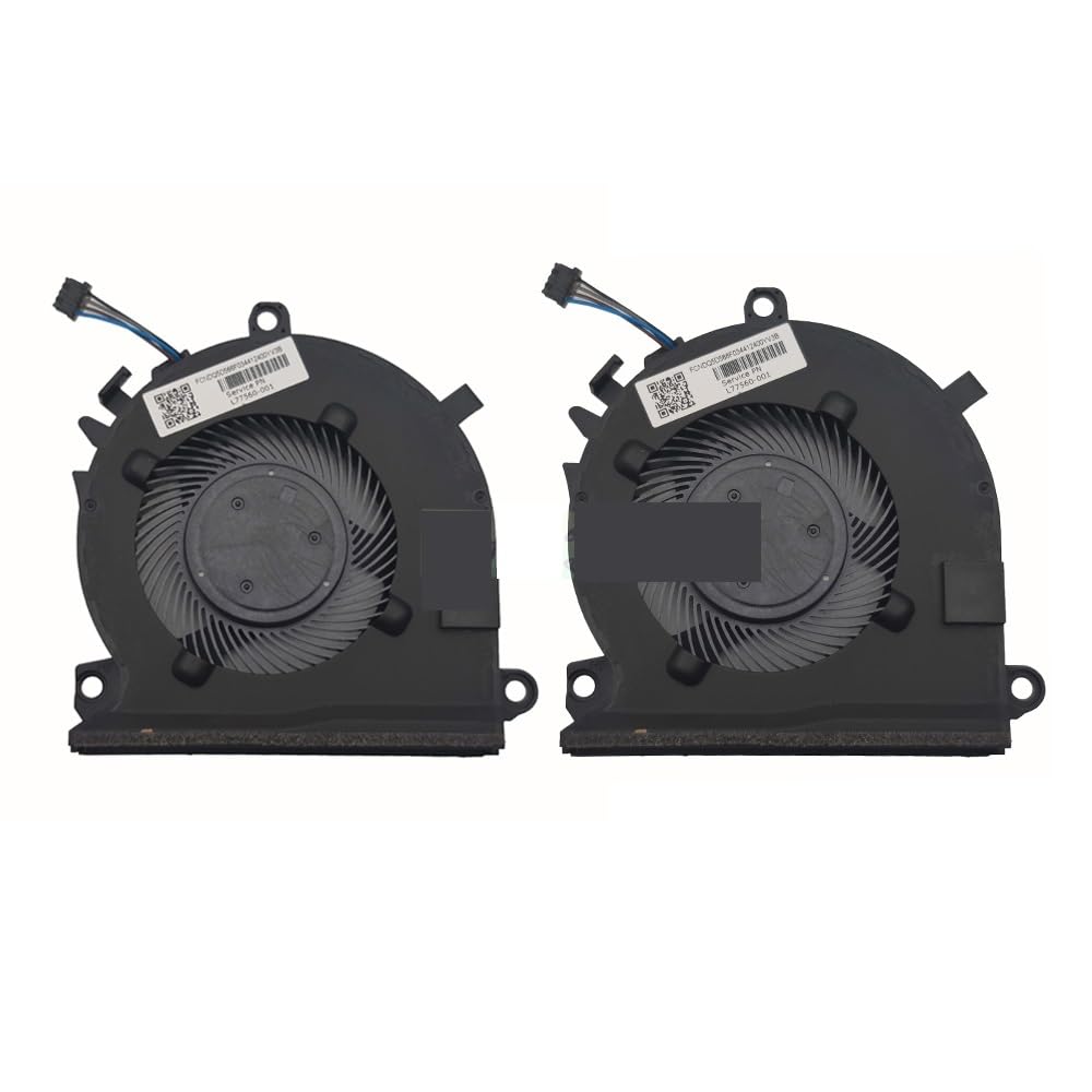 Wentylator chłodzący procesor do notebooka HP Pavilion gier 15-EC 15T-EC 15Z-EC 16-A 16T-A TPN-Q284 Q229 L72702-001 L77560-001 OFM3F0000H(2PCS CPU Fan)