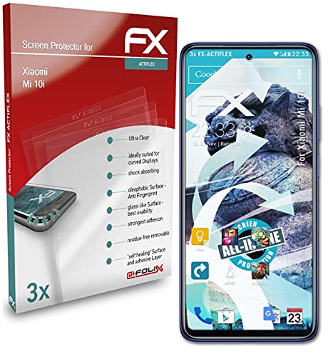 AtFoliX Displayschutzfolie Für Canon IXUS 115 HS / PowerShot ELPH 100 HS – Ultraklar, Kratzfest (6H), 3er Pack