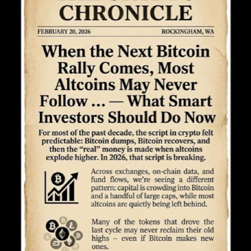 Bitcoin vs Altcoins: Is &ldquo;Alt Season&rdquo; Dead This Cycle?