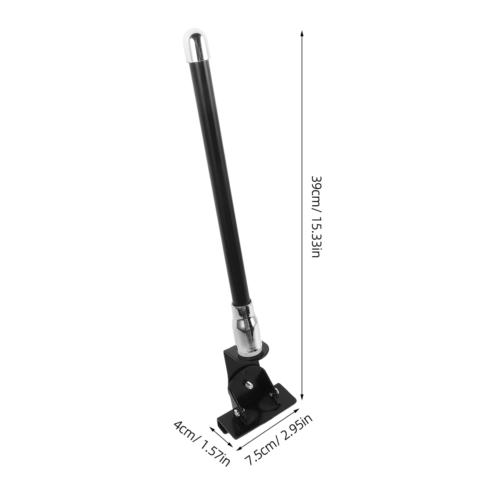 MAGICLULU Antena Decorativa para Coche y Camión 36 Cm de Metal Resistente Corrosión, Antena Ficticia para Radio de Techo Automotriz, Accesorio para Exteriores Compatible SUV y Motocicletas