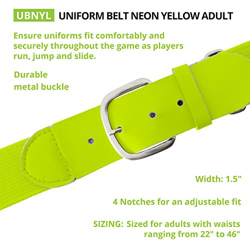 Image of Champion Sports Baseball & Softball Belt - Stretch Fit Uniform Belt for Youth & Adult Players, Multiple Colors