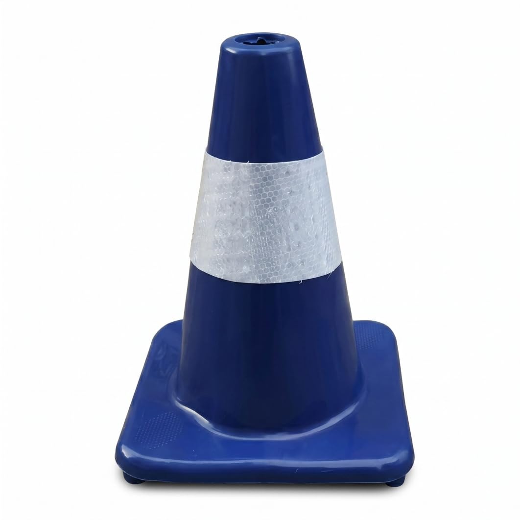 Neptuiby Dog Pee Post, Easy Clean Puppy Potty Training Aid with Reflective Strip Bite-Resistant Post for Indoor Outdoor, 12x5.5 Inch, Dark Blue.