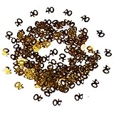 Happy Birthday Confetti 50g 2000 Pieces Gold Number Ligits 40 Happy Birthday Words Letters Confetti for Birthday Party and Special Events Table Scatters Decorations (Gold 40)