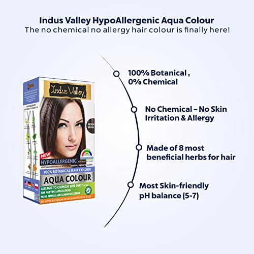 Indus Valley Tinte natural para cabello marrón medio miniatura 2