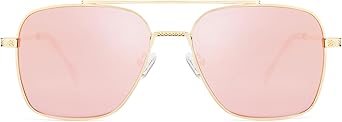SOJOS Aviator Sunglasses for Men WomensTrendy Designer Shades SJ1232