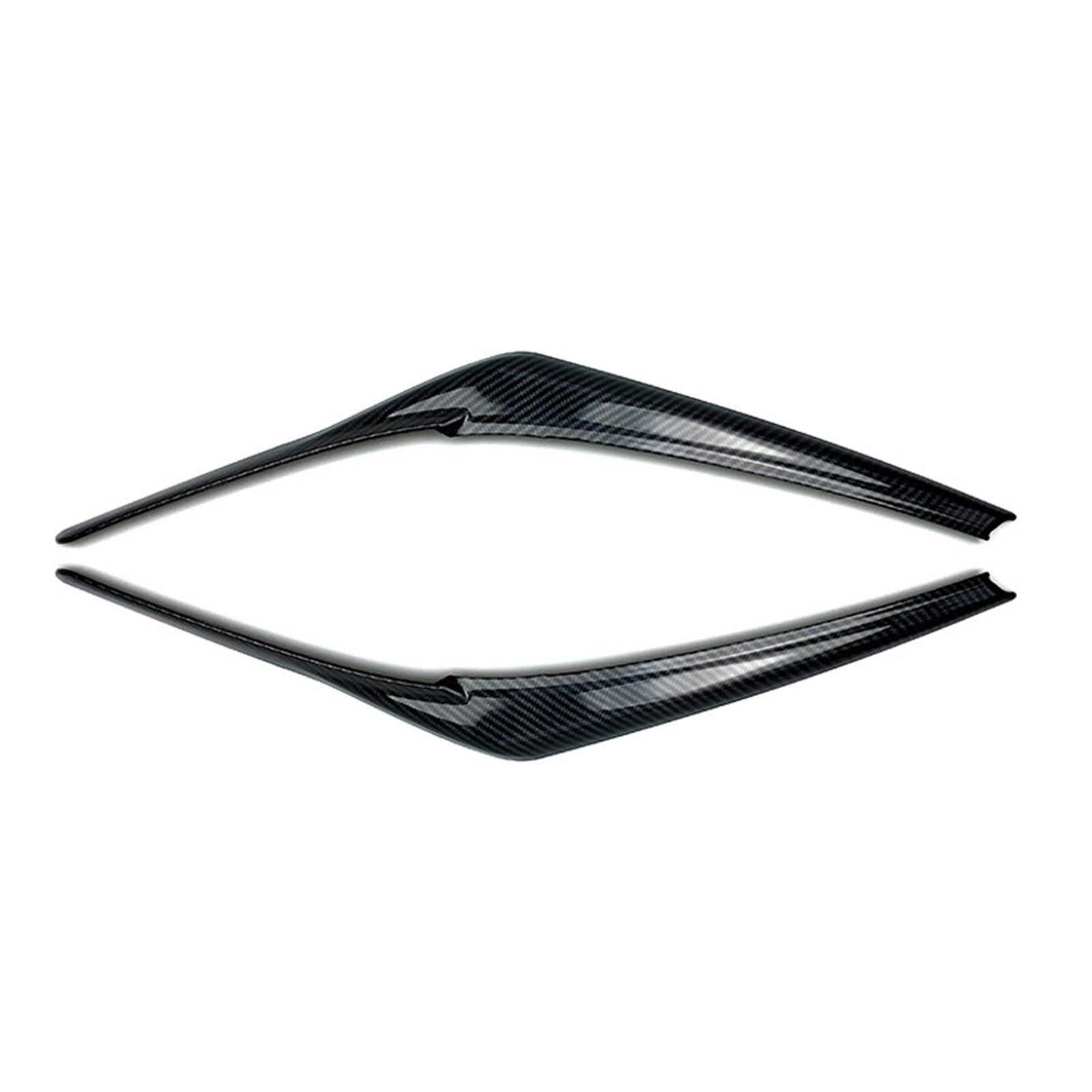 Naklejki na reflektory samochodowe, brwi, powieki, osłony na reflektory, brwi, pasujące do Toyoty Camry 2018-2022(Carbon Fiber)
