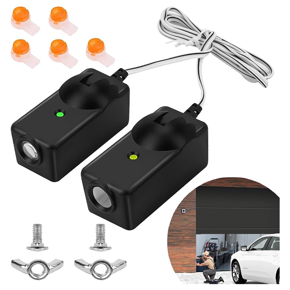 YRREATY 41A5034 Garage SafetySensor Kit Compatible,Garage Door Openers, Garage Door Sensors,Replacement G801CB-P 801CB 041-0136