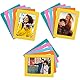 BELLE VOUS Magnetische Bilderrahmen Foto Magnete (15er Packung) Für 10 x 15 cm Fotos - Collage Magnet Kühlschrank Bilderrahmen für Kühl- und Metalloberflächen - 5 Farben