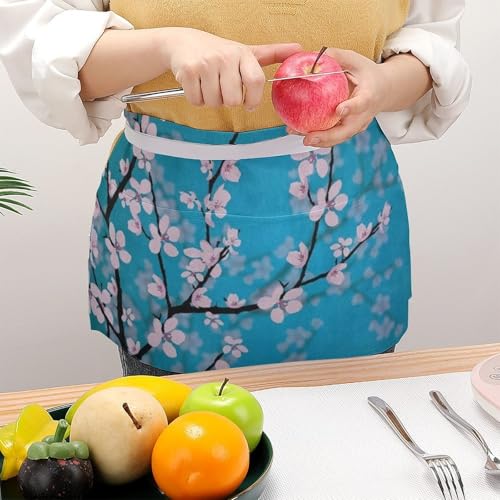 Tablier imperméable avec 3 poches restaurant cuisine - 4