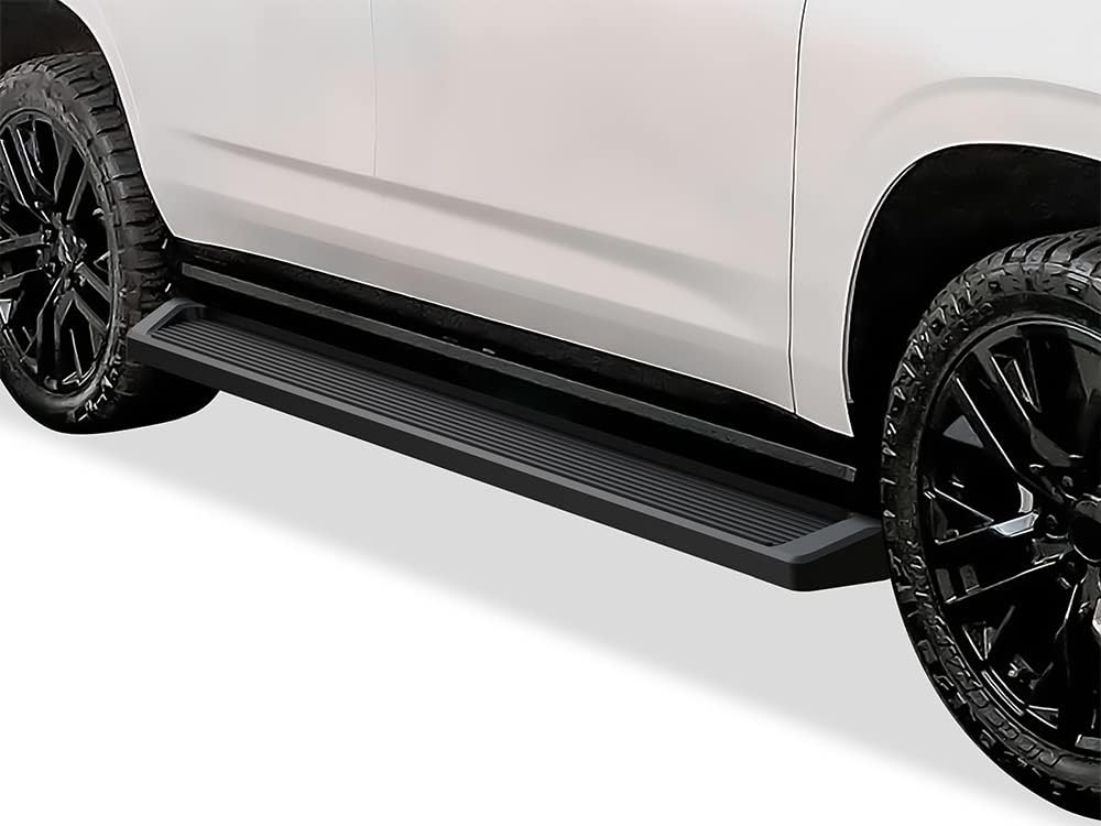 APS (Black Powder Coated Running Board Style Running Boards