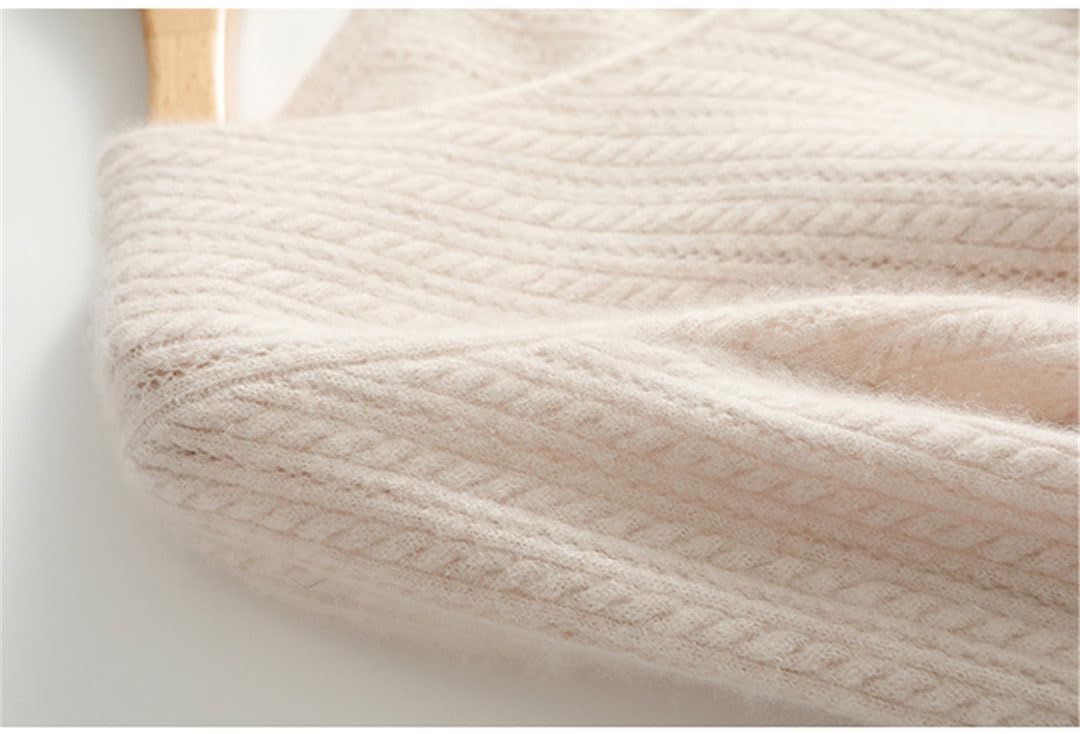 Vogrtcc Damski sweter z dekoltem w serek z długim rękawem dzianinowy sweter damski top