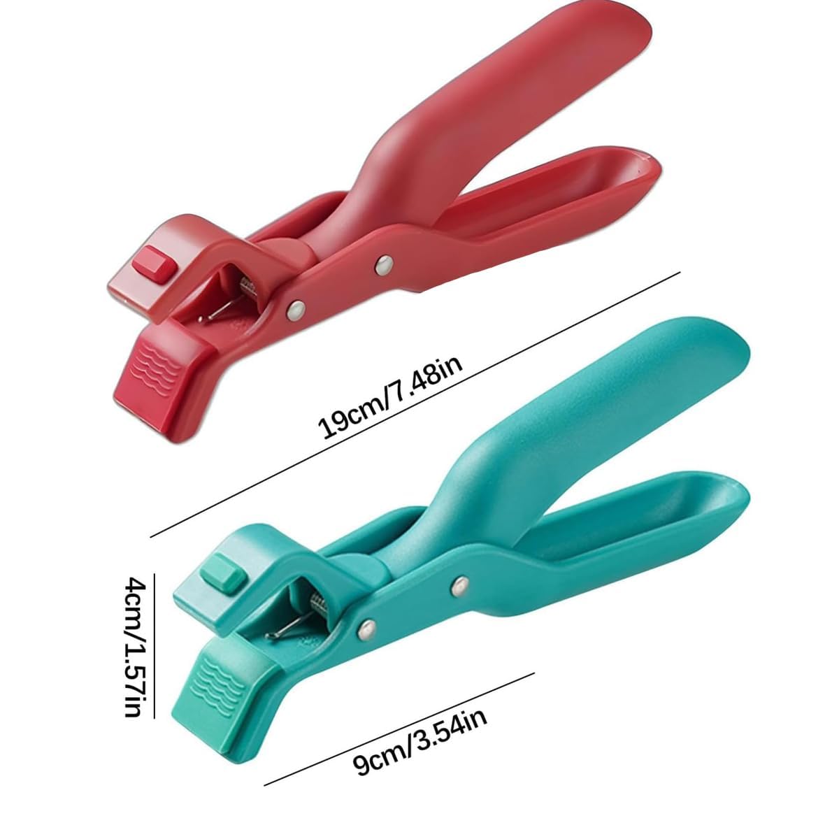 2/4PC Hot Plate Gripper Tongs, Anti-Scald Silicone Multi-Angle Gripper Clips, Non-Slip Kitchen Plate and Bowl Clamp for Safe Handling of Hot Plates and Bowls (2 pack)
