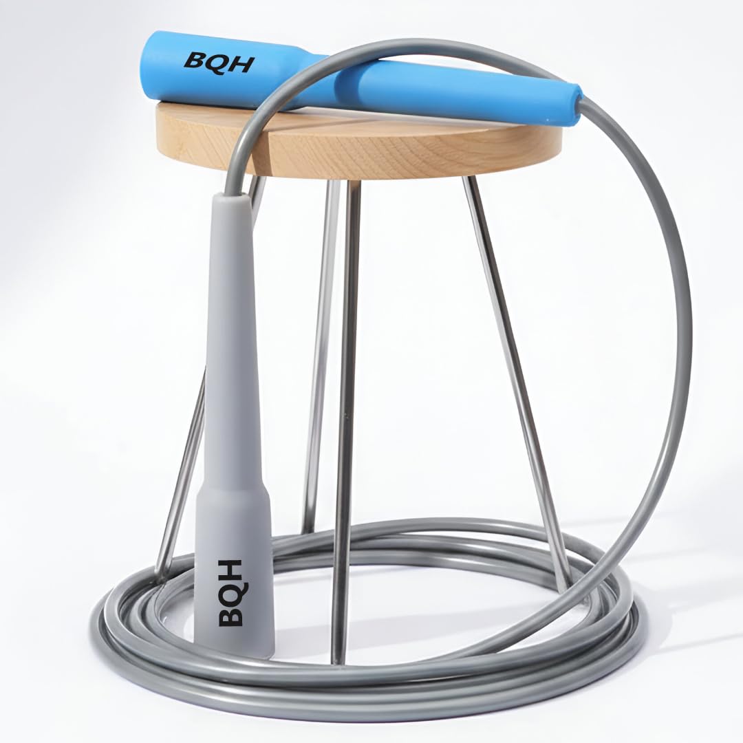Trainer Skipping Rope With Spring For Men, Women & Children, Jump Rope for Exercise, For Workout & Weight Loss, Exercise Rope, Skipping Rope-image-24