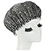 Huachnet Waterproof Double Layers Women's Shower Caps (Grey)