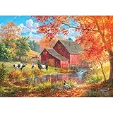 RoseArt - Abraham Hunter - Life on The Farm - 1000 Piece Jigsaw Puzzle for Adults