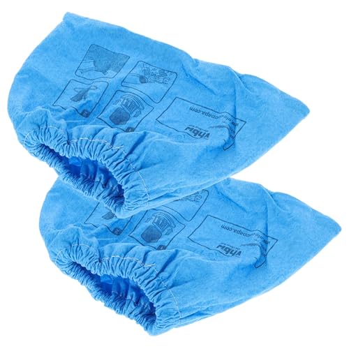 vhbw 2x Filtre textile compatible avec Parkside PWD 12 A1, 20 A1 aspirateur sec et humide - Sac filtrant, lavable bleu