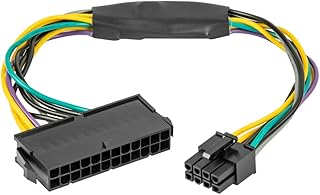 Main Power ATX 24 Pin to 8 Pin Adapter for Dell Optiplex 3020 7020 9020 Precision T1700