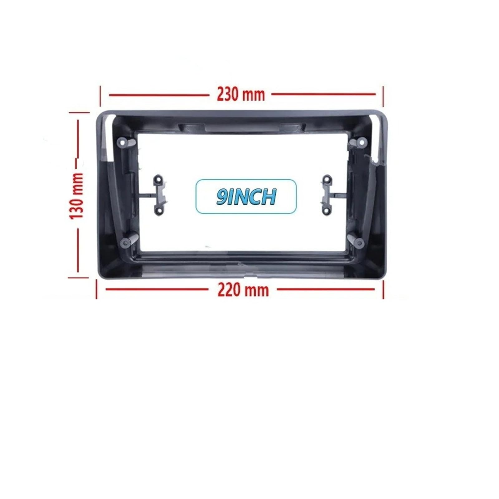 Kit Mascherina Adattatore Radio Telaio 9 Pollici Radio Multimedia Pannello Auto Fascia Supporto Scheda Adattatore Decoder Cavo Canbus GPS per Fiat per Panda 2003-2012(C)
