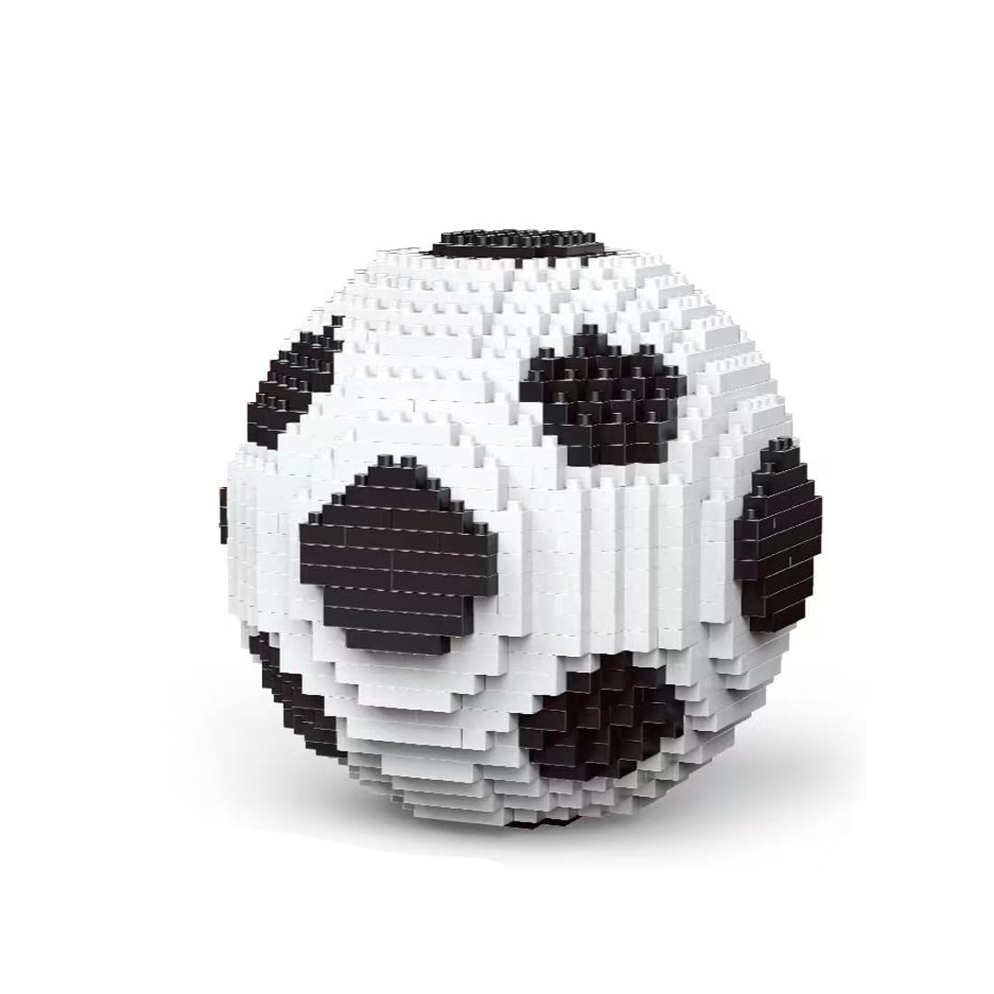 Soccer Ball Micro Building Blocks, Classic White & Black Football Brick Set, Fun DIY Toy for Teens & Sports Fans