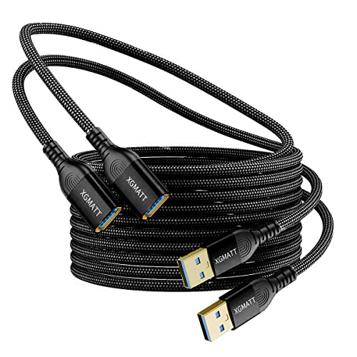 XGMATT USB 3.0 Extension Cable (3M-2pack)