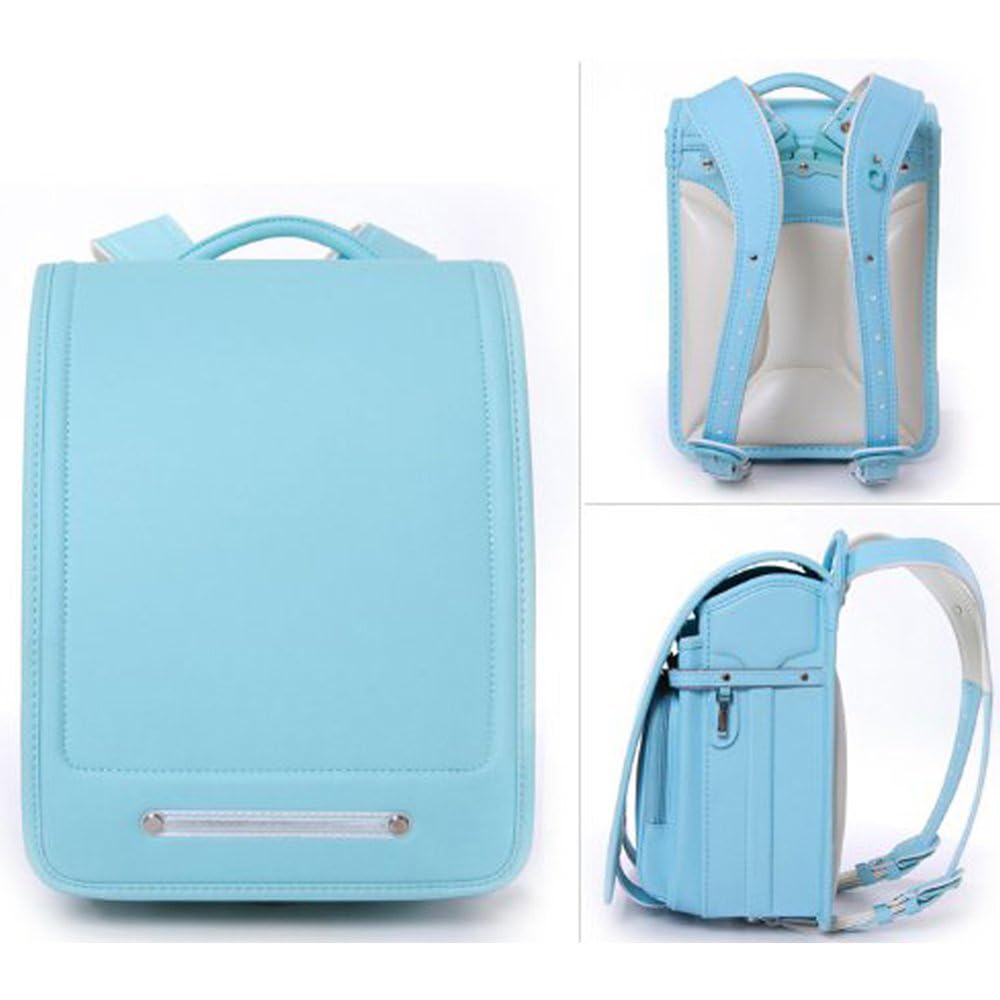 Star-Wind Ransel Randoseru - Mochilas escolares japonesas automáticas para niños y niñas, piel sintética, ligera, cubierta impermeable