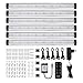Produktbild Albrillo 6er Pack 24W LED Unterbauleuchte - 1800LM Dimmbar Küchenlampe mit Zeitschaltuhr, inkl. 360° Kontrolle Fernbedienung und Montage-Zubehör, IP40 und warmweiß