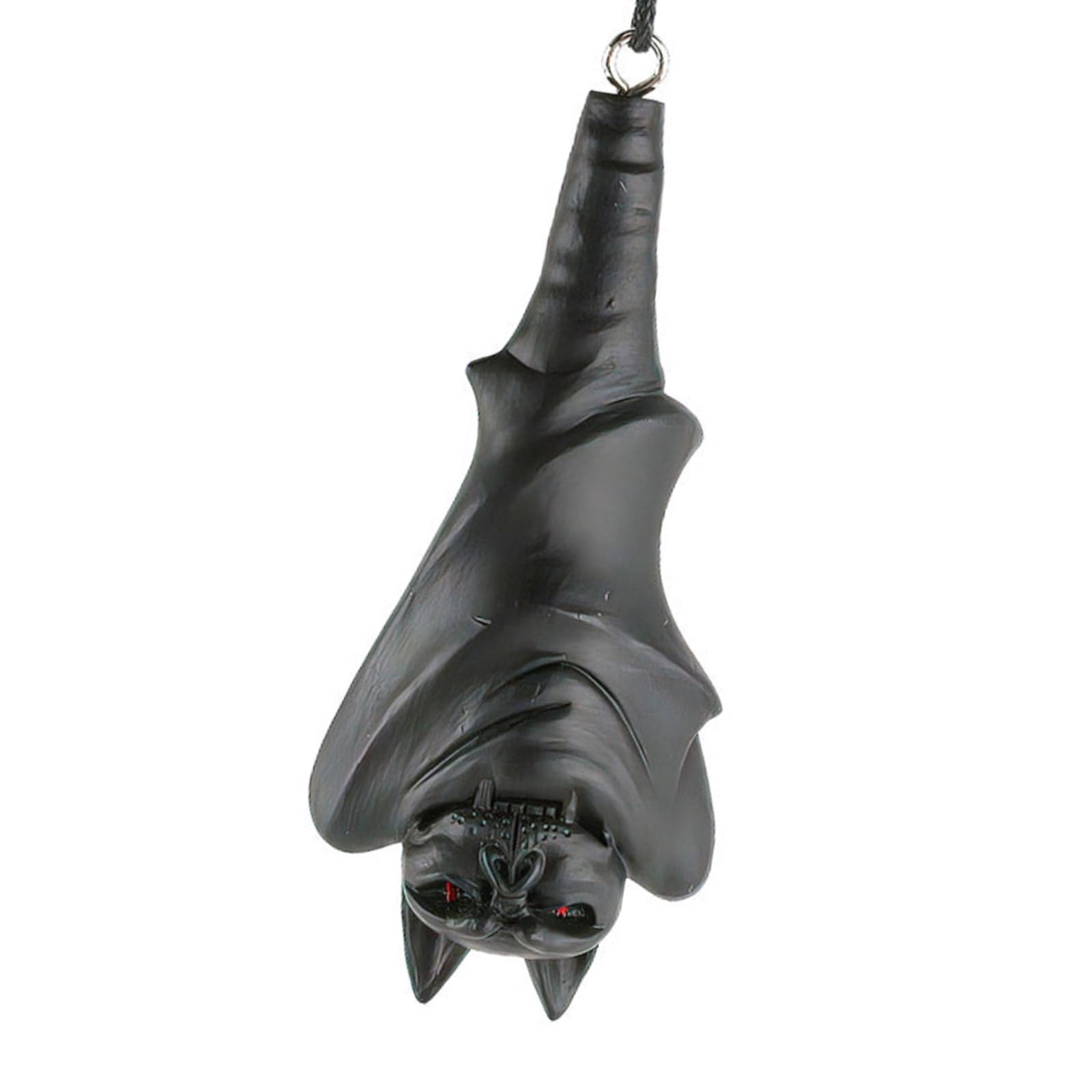Kalttoy Inverted Bat Hanging Halloween Outdoor Hanging Decorations Outdoor Halloween Specter Bat Figures Hanging Ornament For Haunting Yard Decors Specter Bat Hangings