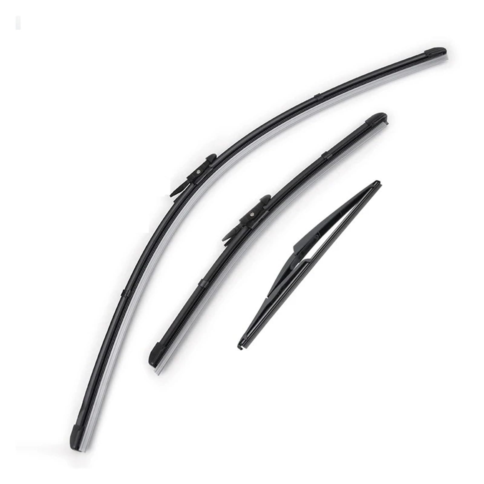 Limpiaparabrisas Para Fiat Para Grande Para Punto 2005-2011 3 Unids/set Limpiaparabrisas Planos Juego Delantero Trasero Parabrisas Escobilla(RHD)