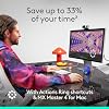 Logitech MX Master 4 for Mac, Ergonomic Bluetooth Mouse with Advanced Performance Haptic Feedback, Ultra-Fast Scrolling, USB-C Charging, MacOS, iPadOS, Windows - White Silver