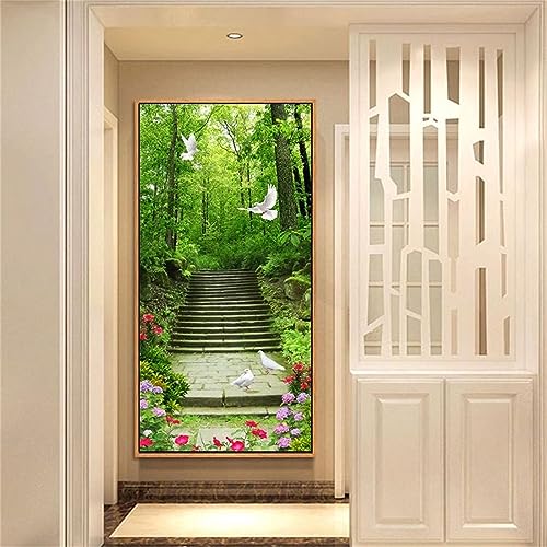 Peinture Diamant Routes forestières kit complet broderie cristal 5D salon 30x90cm