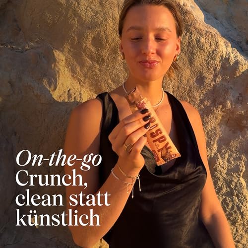 VETAIN Vegan Proteinriegel - Crispy Peanut - 12g Eiweiß pro Riegel - Mit Mönchsfrucht gesüßt - 100% natürliche Zutaten - Ohne Palmöl - Frei von Sucralose & Maltit - 12 x 55g 2