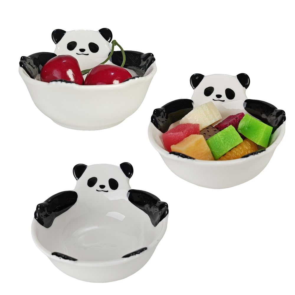 Amazon | 西田(Nishida)小皿3枚セット パンダ 熊猫 Panda 調味料入れ