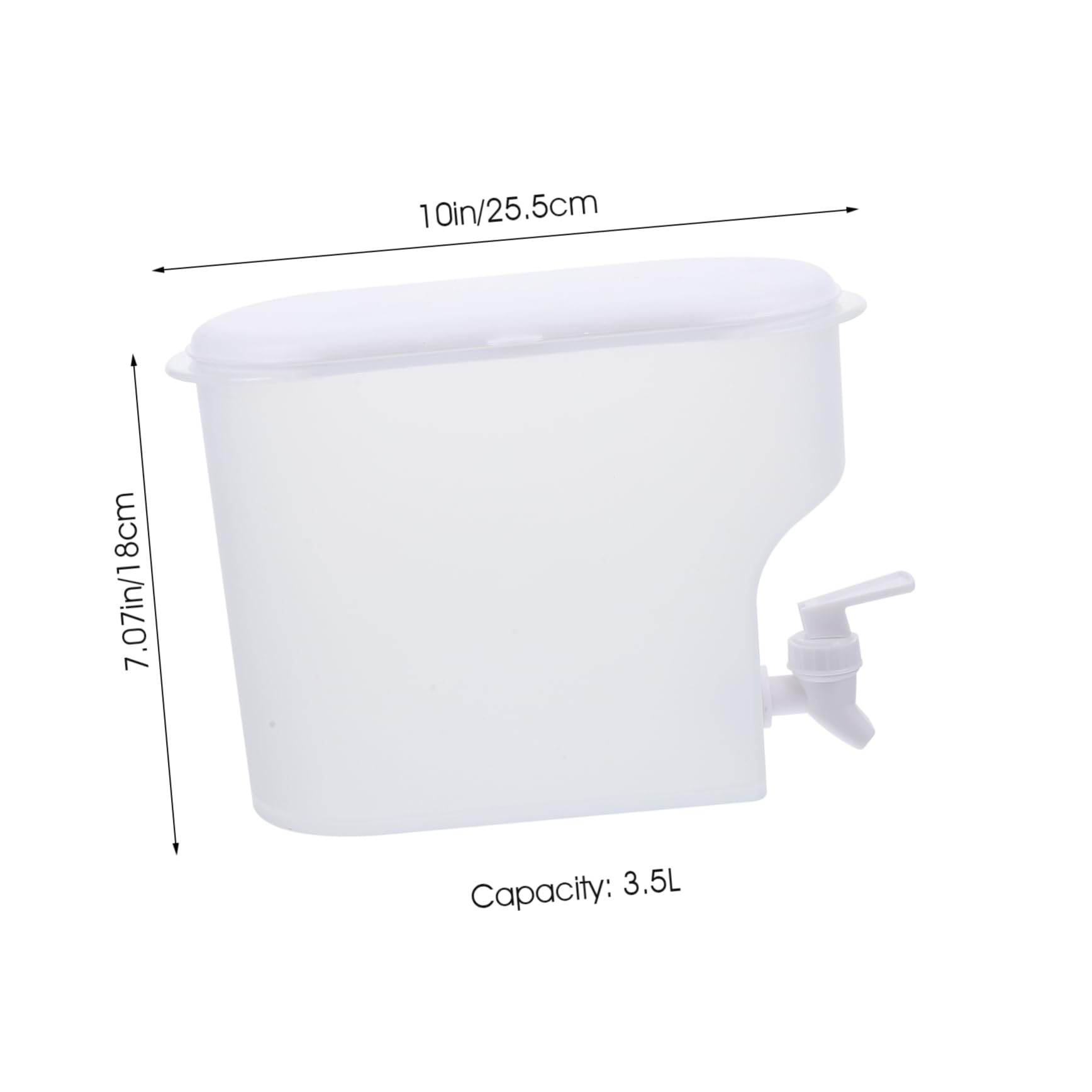 HOLIDYOYO Large Capacity Cold Kettle Water Dispenser for Fridge Juice Container Faucet Design