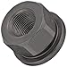TE-CO Flanged Hex Nut, 12L14 Steel with Black Oxide Finish, UNF 7/16-20 Thread Size (5-Pack)