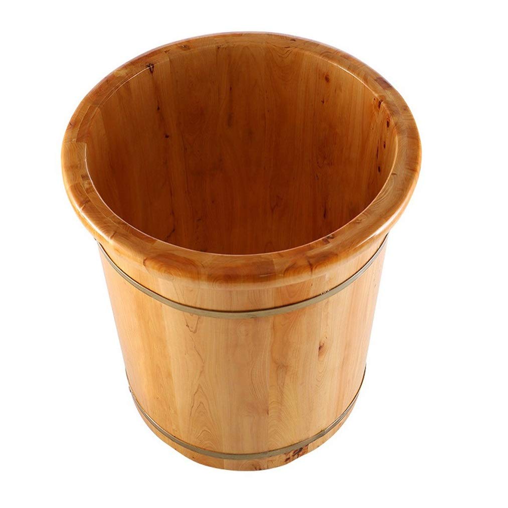 FDEFIRTFG Sauna bucket, Spa, Sauna,Soak,Handmade Massage Bucket Foot Bath, Wash Feet Basin Tub